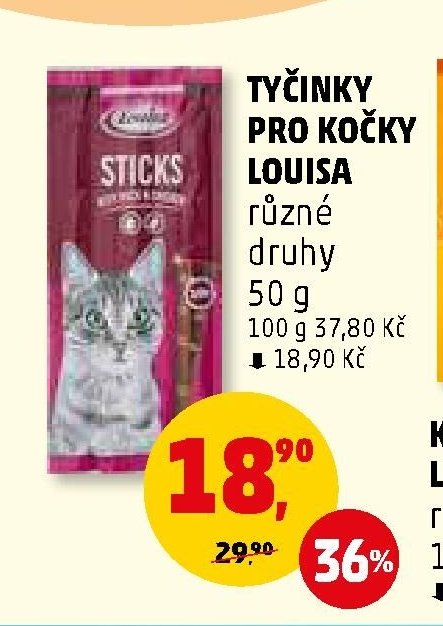 TYČINKY PRO KOČKY LOUISA