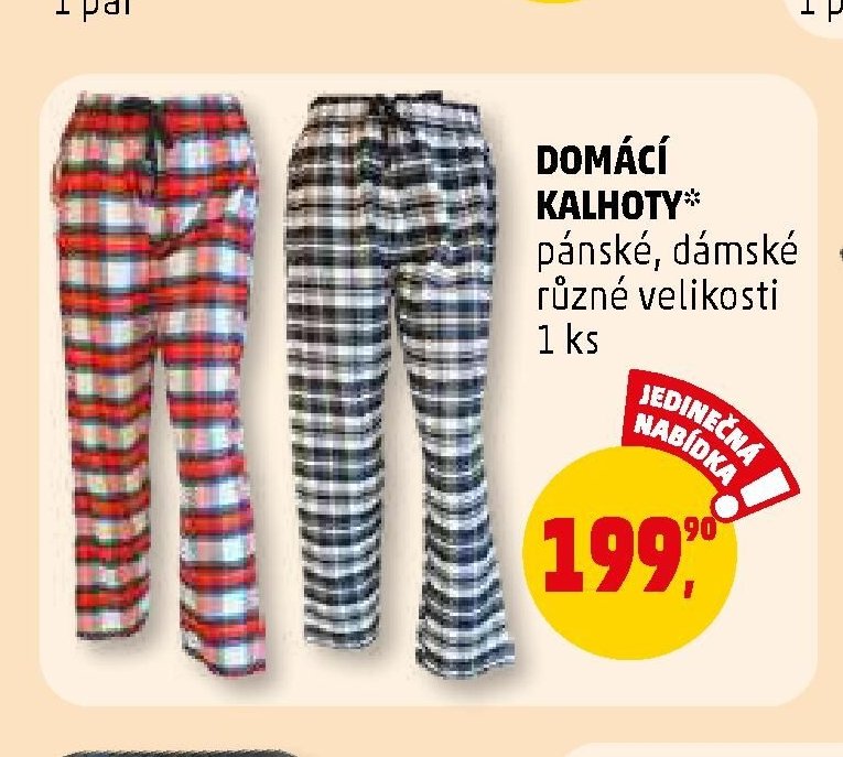 DOMÁCÍ KALHOTY*