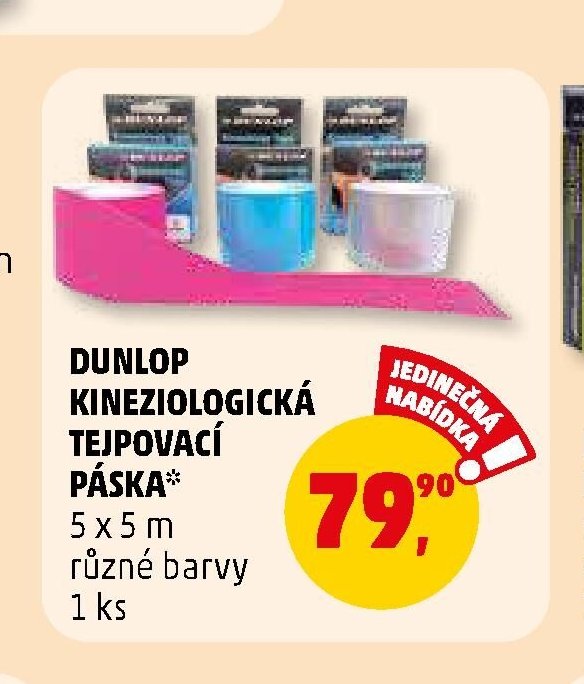 DUNLOP KINEZIOLOGICKÁ TEJPOVACÍ PÁSKA*