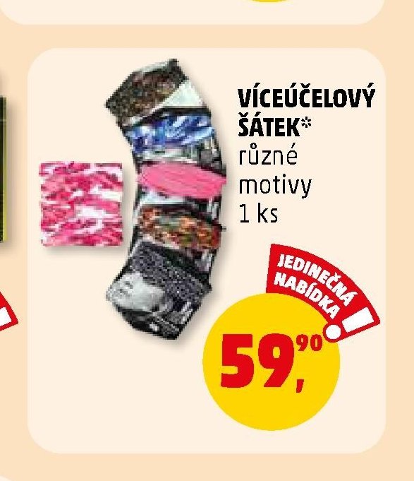 VÍCEÚČELOVÝ ŠÁTEK*