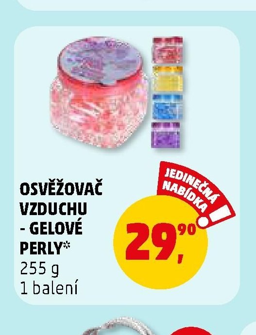 Osvěžovač vzduchu - gelové perly
