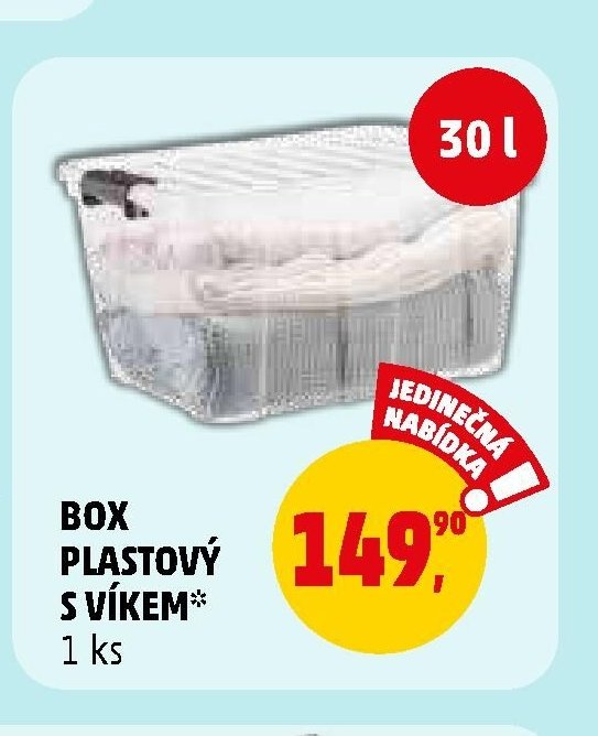 Box plastový s víkem
