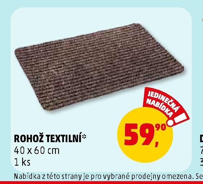 Rohož textilní