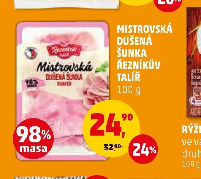 MISTROVSKÁ DUŠENÁ ŠUNKA ŘEZNÍKŮV TALÍŘ