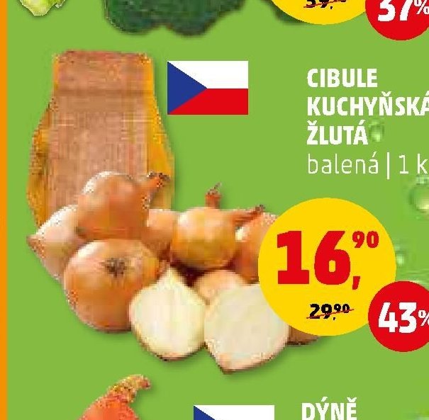 CIBULE KUCHYŇSKÁ ŽLUTÁ