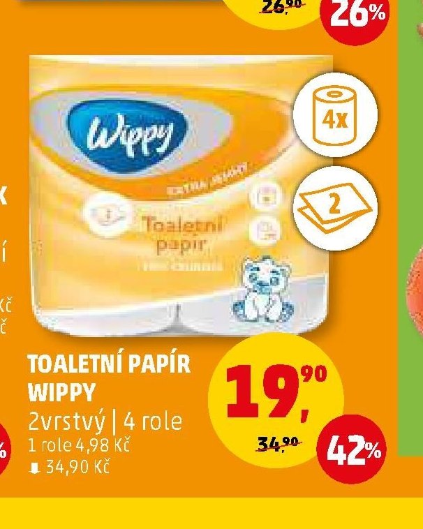 TOALETNÍ PAPÍR WIPPY
