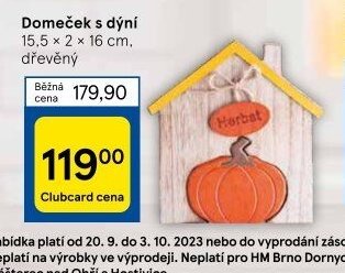 Domeček s dýní