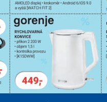 GORENJE RYCHLOVARNÁ KONVICE