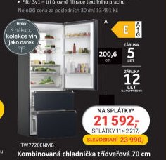 Haier Kombinovaná chladnička HTW7720ENMB