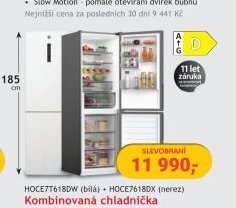 Hoover Kombinovaná chladnička H-FRIDGE 700 HOCE7T618DW