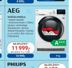 AEG SUŠIČKA PRÁDLA
