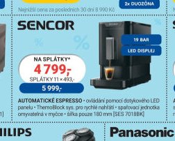 SENCOR AUTOMATICKÉ ESPRESSO