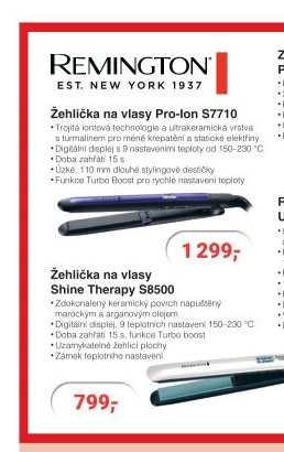 Remington Žehlička na vlasy Pro-Ion S7710