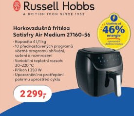 Russell Hobbs Horkovzdušná fritéza Satisfry Air Medium 27160-56