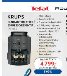 Krups Plnoautomatické espresso Essential EA810870