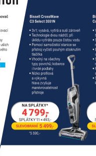 Bissell CrossWave C3 Select 3551N