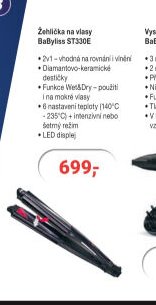 Žehlička na vlasy BaByliss ST330E