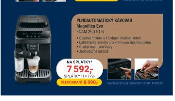 PLNOAUTOMATICKÝ KÁVOVAR Magnifica Evo ECAM 290.51.B