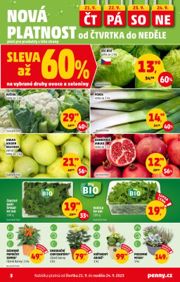 akční leták Penny Market 21.9.2023-26.9.2023