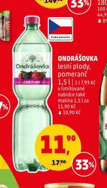 Ondrášovka lesní plody, pomeranč