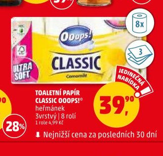 Toaletní papír Classic Oops!