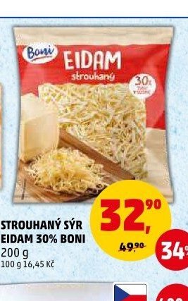 STROUHANÝ SÝR EIDAM 30% BONI