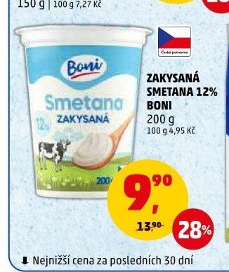 ZAKYSANÁ SMETANA 12% BONI