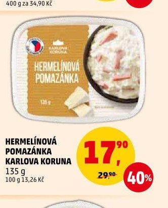 HERMELÍNOVÁ POMAZÁNKA KARLOVA KORUNA