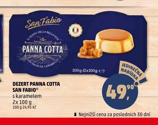 Dezert Panna Cotta San Fabio