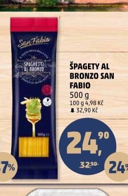 ŠPAGETY AL BRONZO SAN FABIO