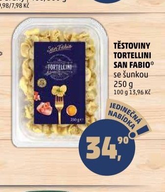 TĚSTOVINY TORTELLINI SAN FABIO