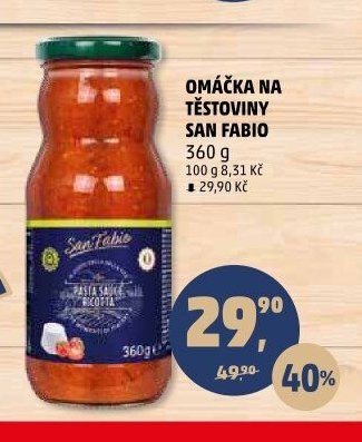 OMÁČKA NA TĚSTOVINY SAN FABIO