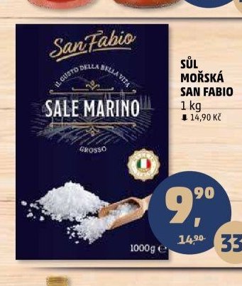 Sůl mořská San Fabio