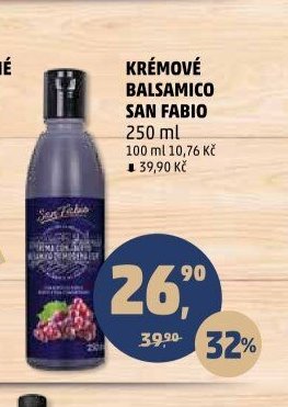 Krémové balsamico San Fabio