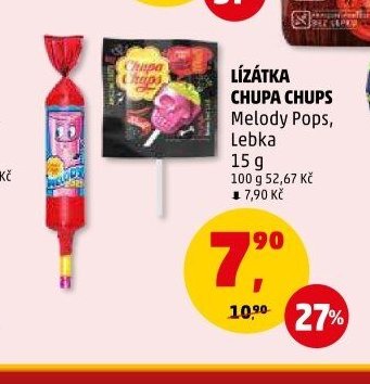Lízátka Chupa Chups Melody Pops, Lebka