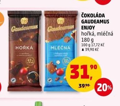 Čokoláda Gaudeamus Enjoy