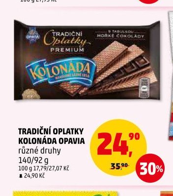 Tradiční oplatky Kolonáda Opavia