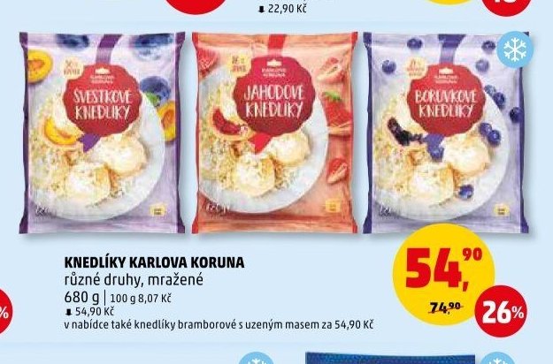 Knedlíky Karlova Koruna