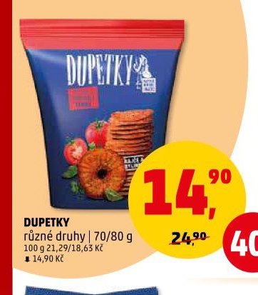 DUPETKY různé druhy