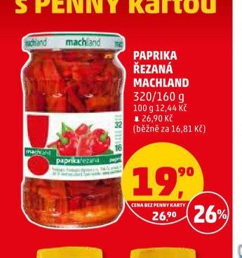 PAPRIKA ŘEZANÁ MACHLAND