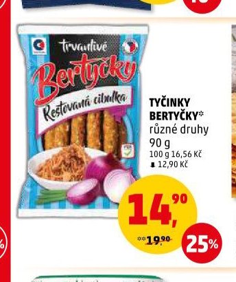 TYČINKY BERTYČKY různé druhy