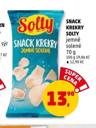 SNACK KREKRY SOLTY jemně solené
