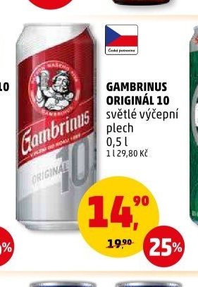 Gambrinus Originál 10