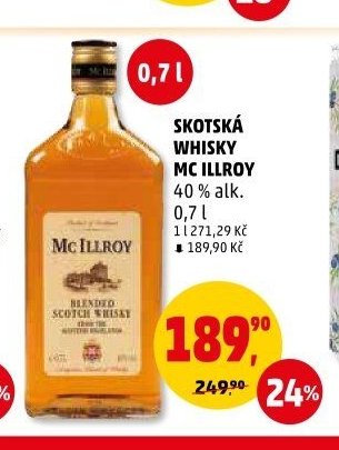 Skotská whisky Mc Illroy