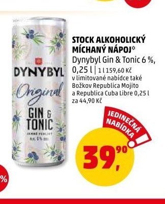 Stock alkoholický míchaný nápoj