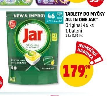 Tablety do myčky All In One Jar