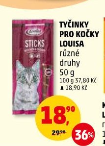 TYČINKY PRO KOČKY LOUISA