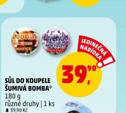 SŮL DO KOUPELE ŠUMIVÁ BOMBA