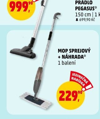 MOP SPREJOVÝ + NÁHRADA