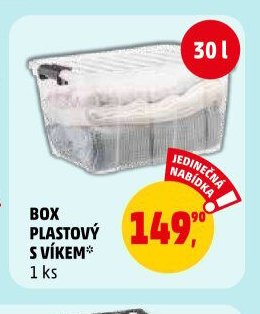 BOX PLASTOVÝ S VÍKEM